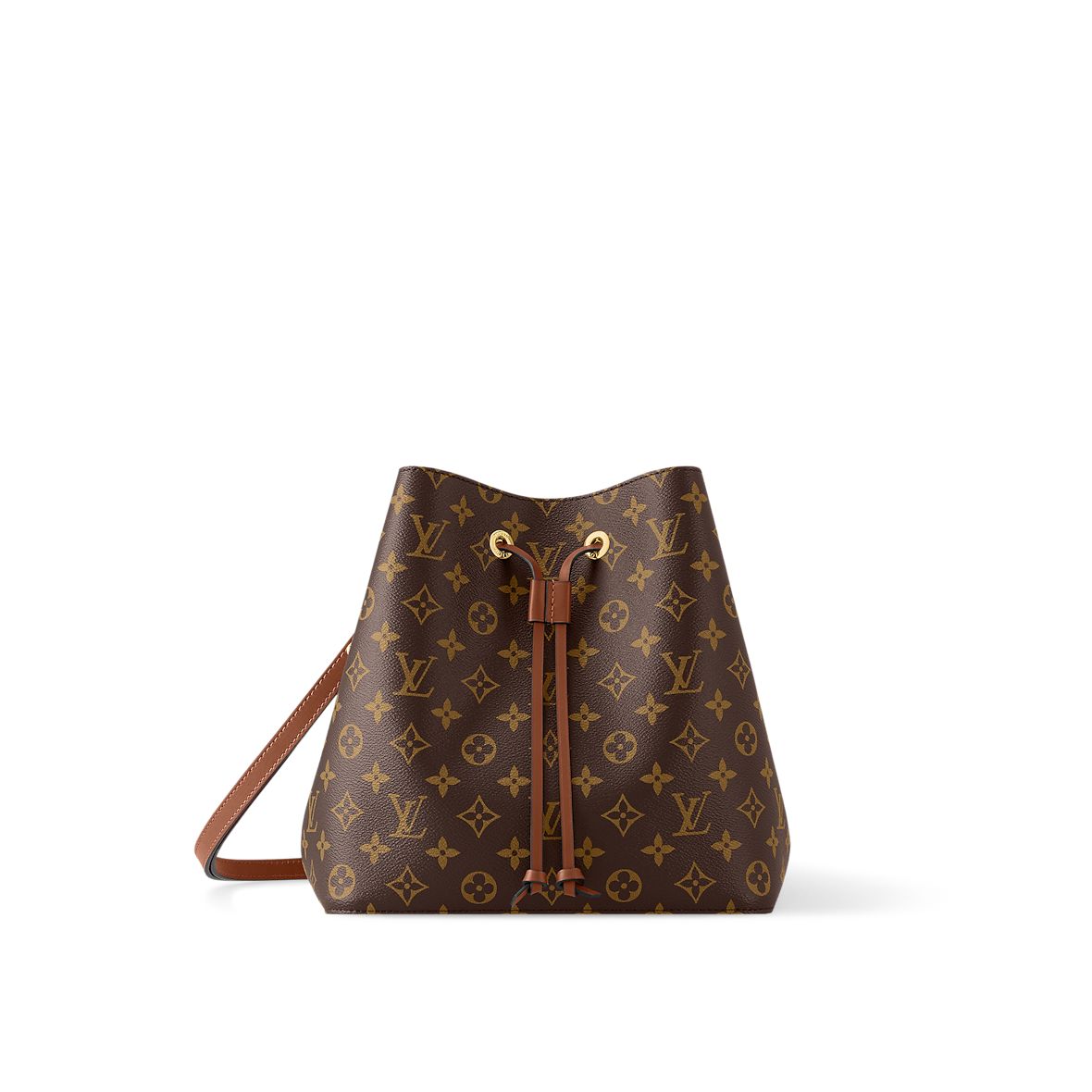 Louis Vuitton NeoNoe Handbag MM Brown Canvas