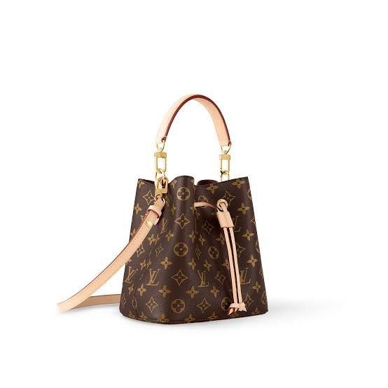 Louis Vuitton NeoNoe Handbag MM Brown Canvas