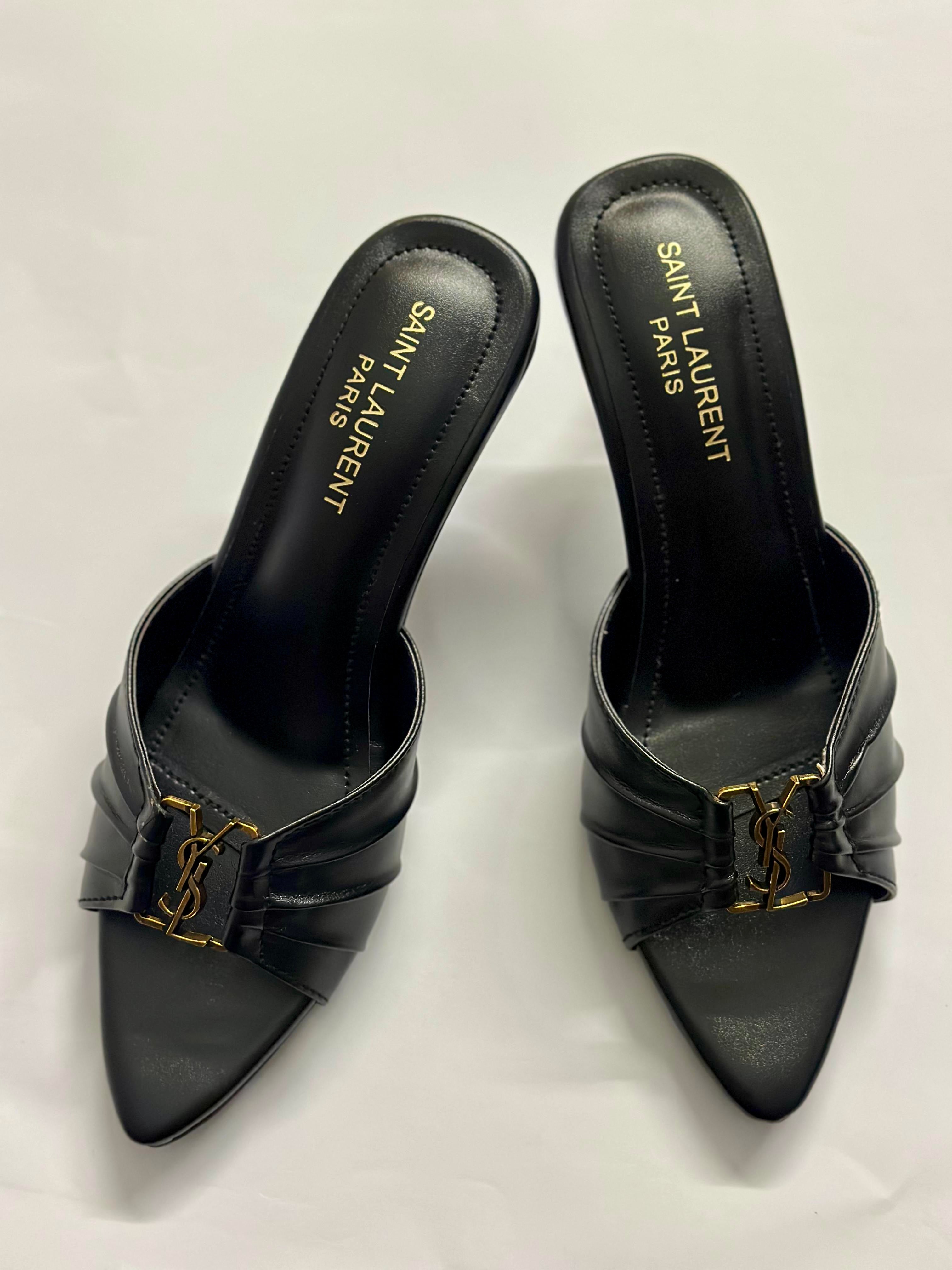 YSL Luxe Slide Heels
