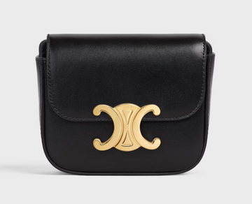 Celine MINI CLAUDE IN Shiny calfskin