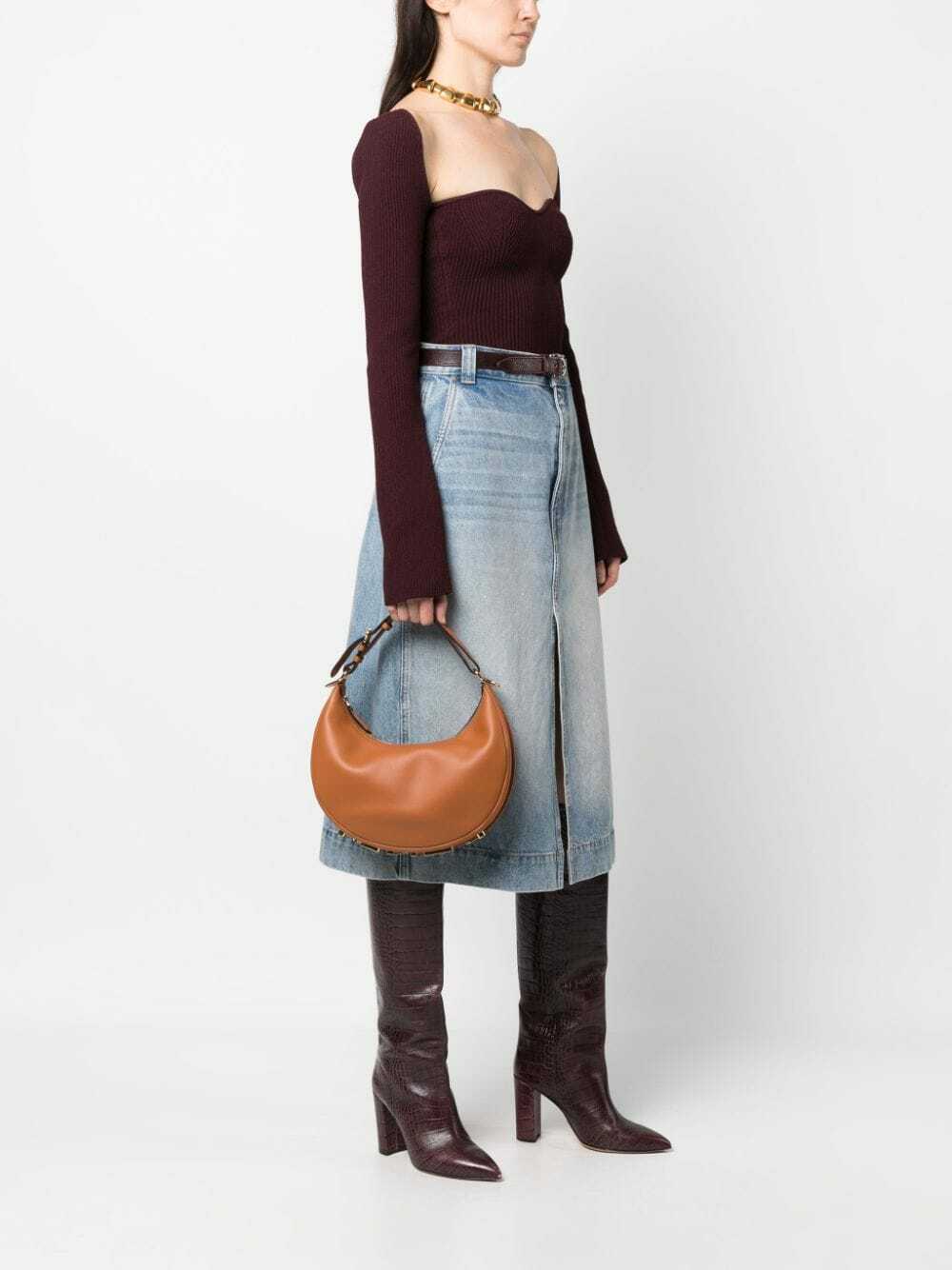 Fendi Crescent Shoulder Sling Bag