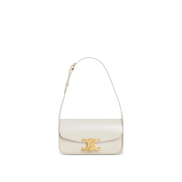 CELINE Triomphe Terence Shoulder Bag Calfskin