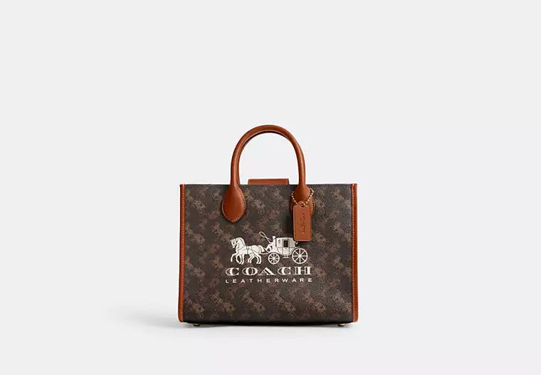 Ace Tote Bag 26 With Horse And Carriage Print