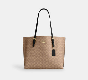 Coach Mollie Tote In Signature Canvas