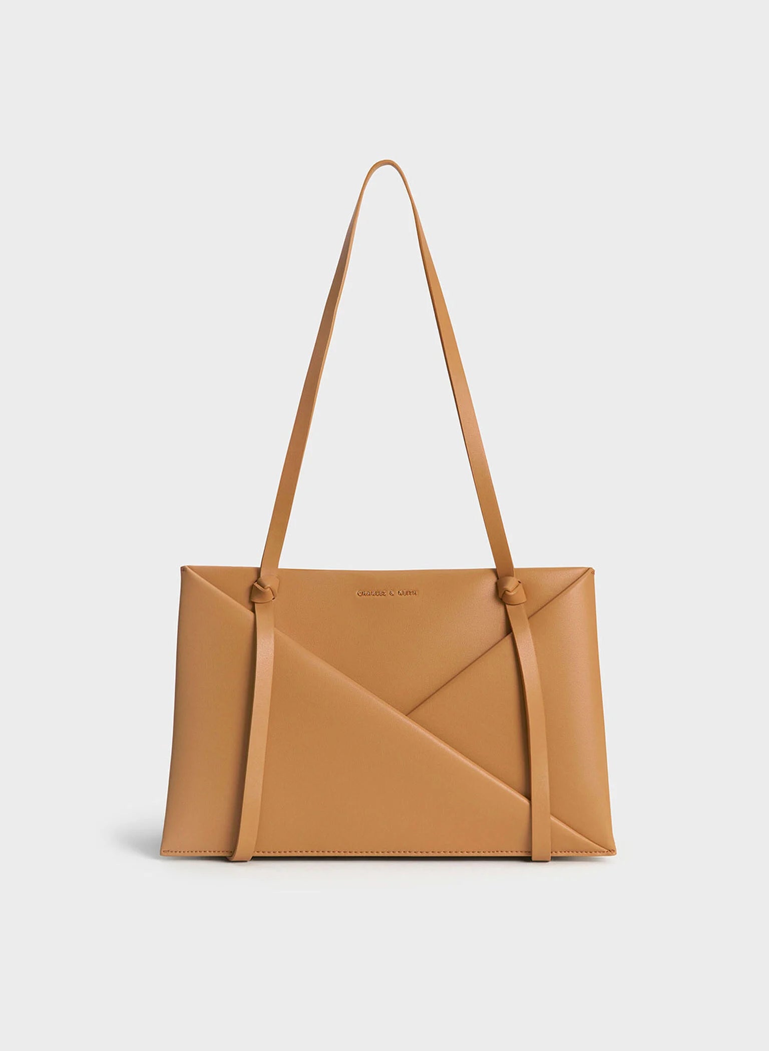 Midori Geometric Tote Bag - Camel