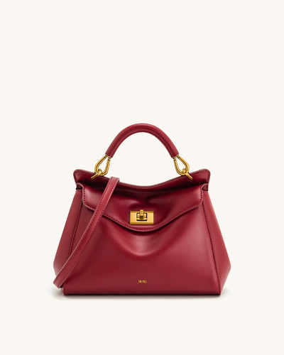 JWPEI Lucia Classic Top Handbag - Claret