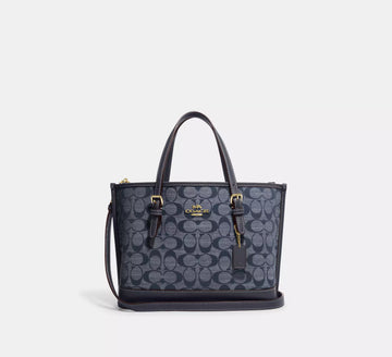 Coach Mollie Tote Bag 25 In Signature Chambray