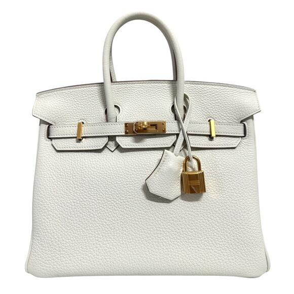Hermès Birkin White Leather Gold Hardware