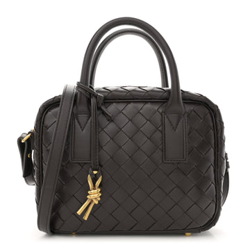 Bottega Veneta Lambskin Intrecciato Small Getaway Fondant