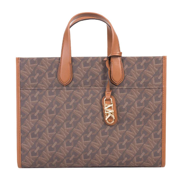 MICHAEL KORS Gigi Large Empire Signature Logo Tote Bag