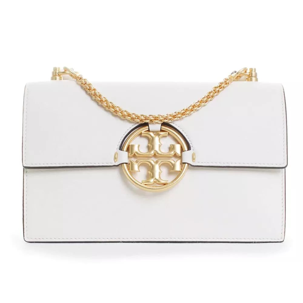 Tory Burch Women's Miller Leather Shoulder Bag New Ivory