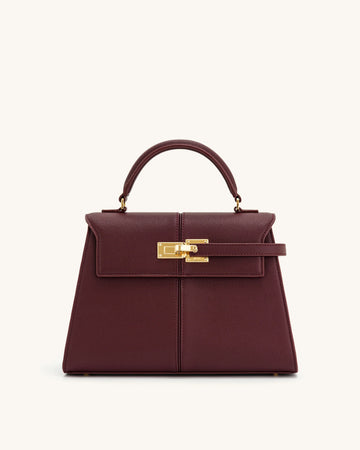JW PEI Elise Large Top Handle Bag - Claret