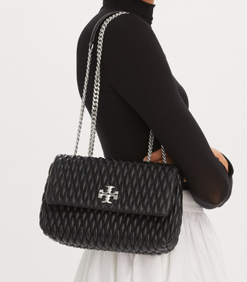Tory Burch SMALL KIRA RUCHED CONVERTIBLE SHOULDER BAG