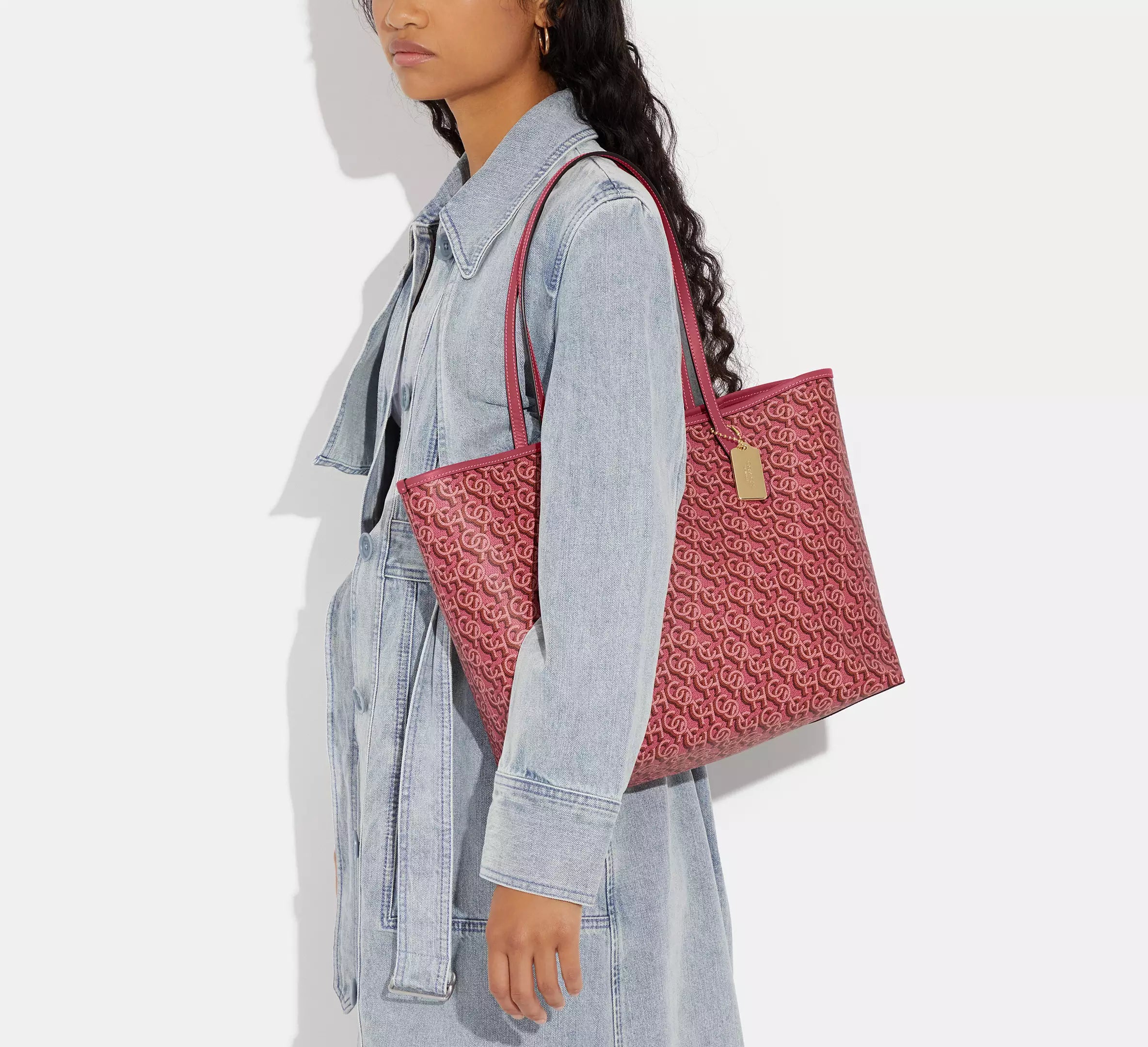 COACH CITY TOTE Double Handle Shoulder Bag