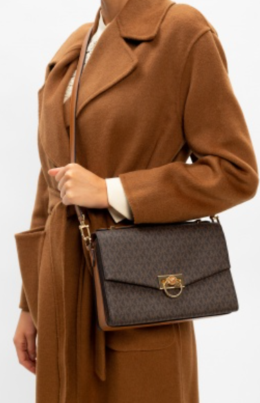 Michael Kors BROWN ’Hendrix’ shoulder bag