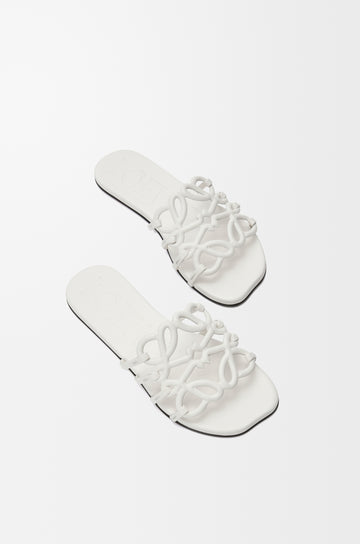 LOEWE Petal Anagram slide in soft calfskin