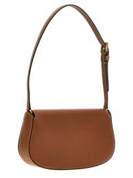 Saint Laurent Voltaire Embellished Leather - Brown