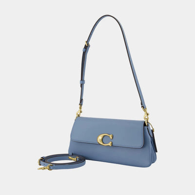 Coach Jet Shoulder Bag – Blue Leather hover