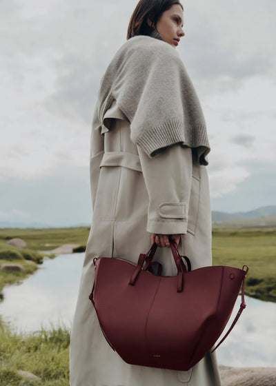 Polene Cyme Edition Textured Black Cherry