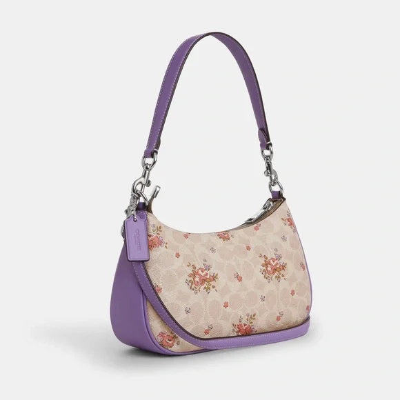 COACH Teri Shoulder Bag In Signature Canvas With Floral Print