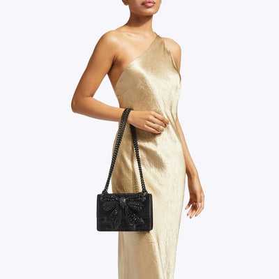 Kurt Geiger small shoreditch drench bow bag hover