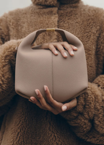 Polene Béri Edition Textured Taupe