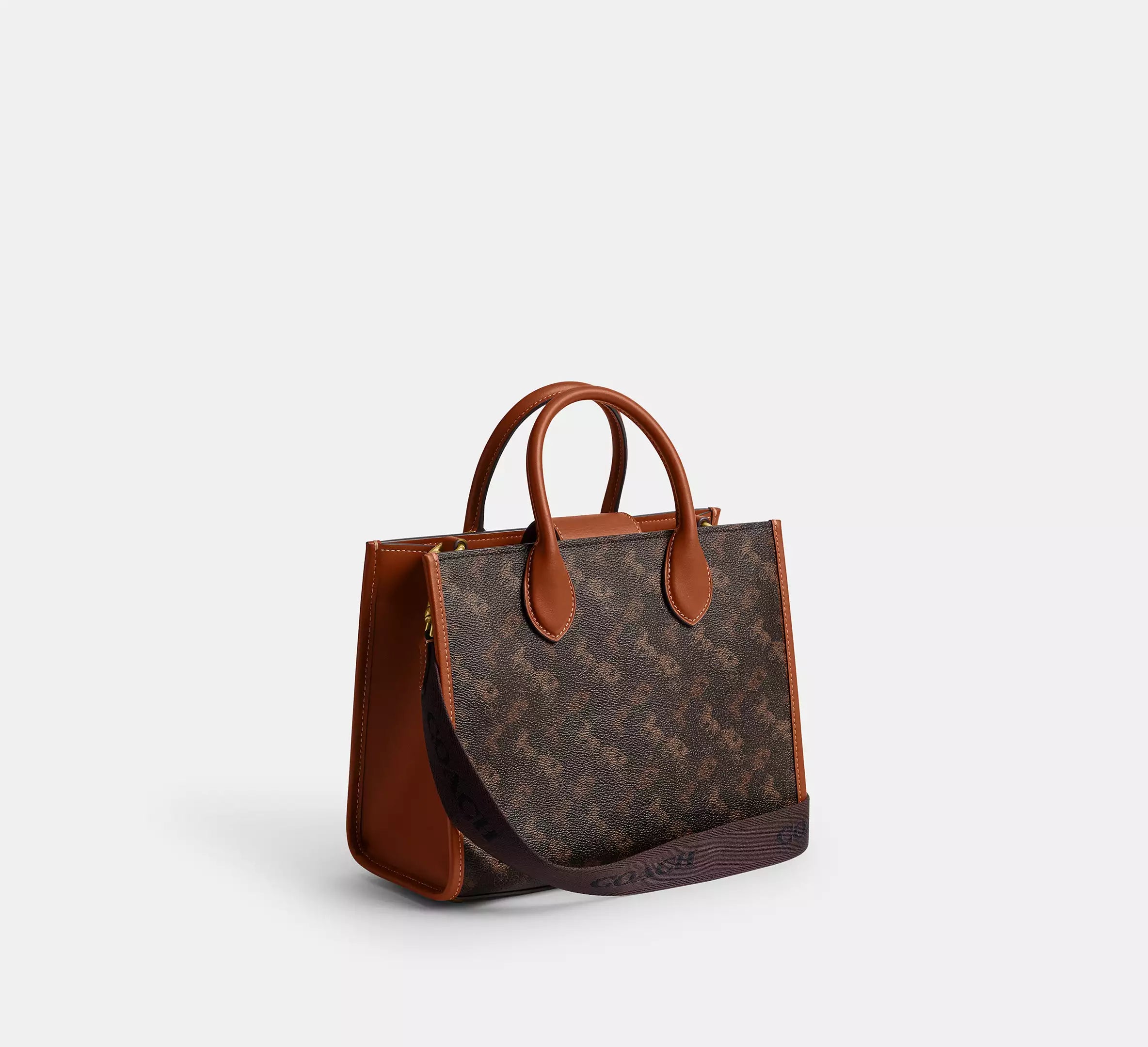 Ace Tote Bag 26 With Horse And Carriage Print