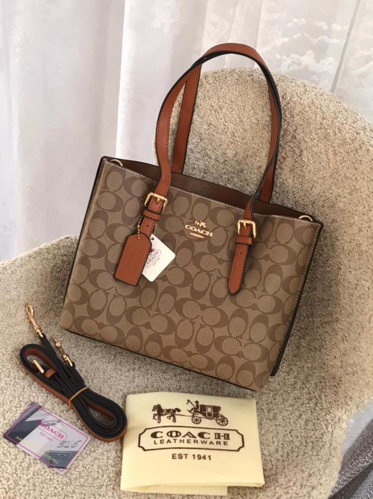 Coach Mollie Tote Bag In Signature Canvas