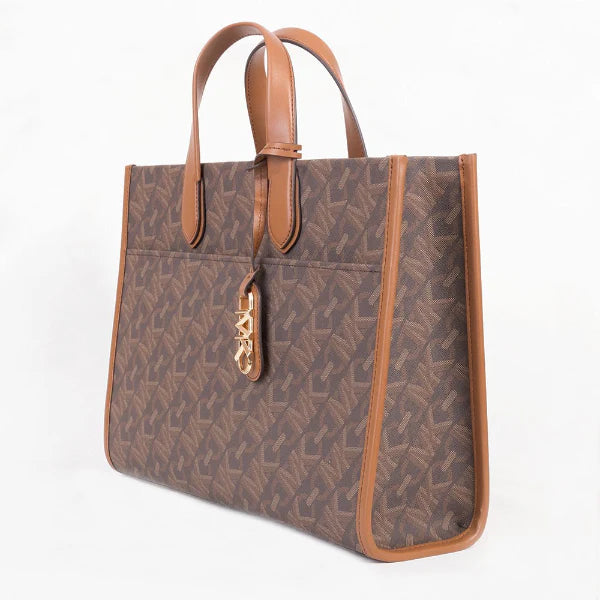 MICHAEL KORS Gigi Large Empire Signature Logo Tote Bag