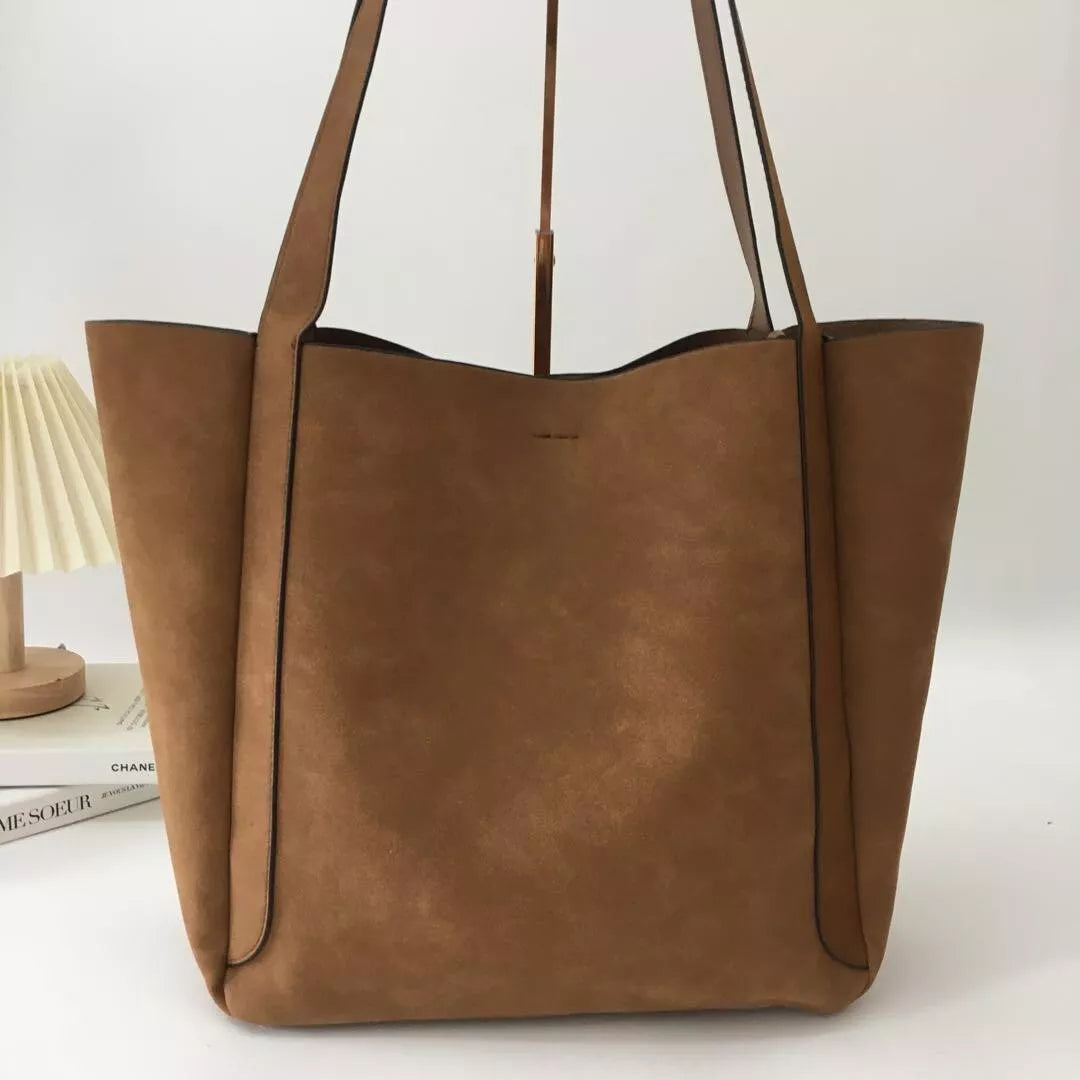 COACH Hadley Tote Bag Suede