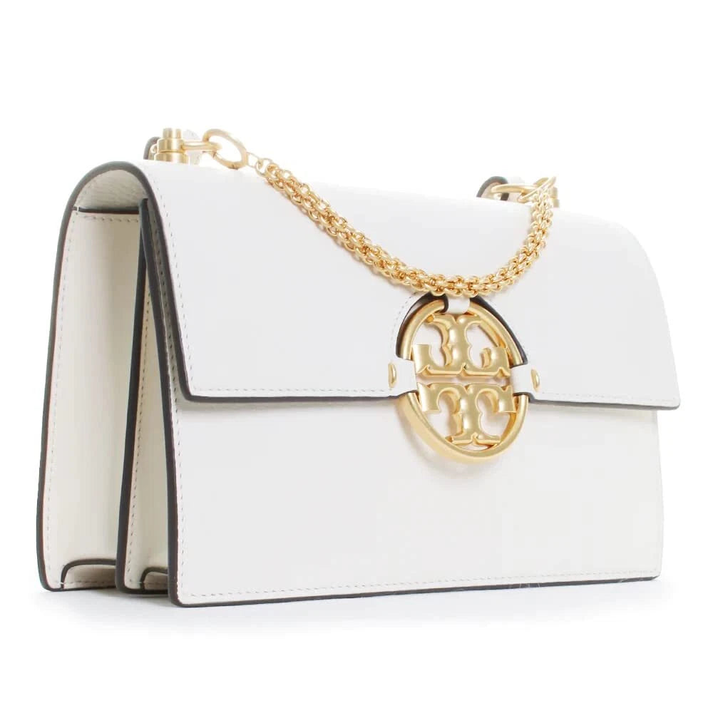 Tory Burch Women's Miller Leather Shoulder Bag New Ivory