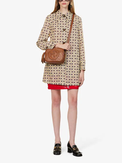 GUCCI Blondie Leather Cross-Body Bag