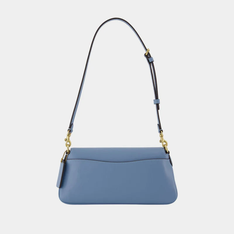 Coach Jet Shoulder Bag – Blue Leather