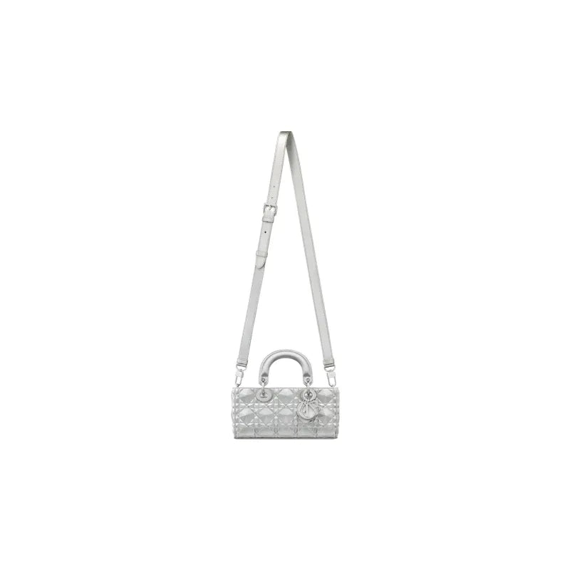 DIOR Lady D-JOY Metallic Finish Cow Leather