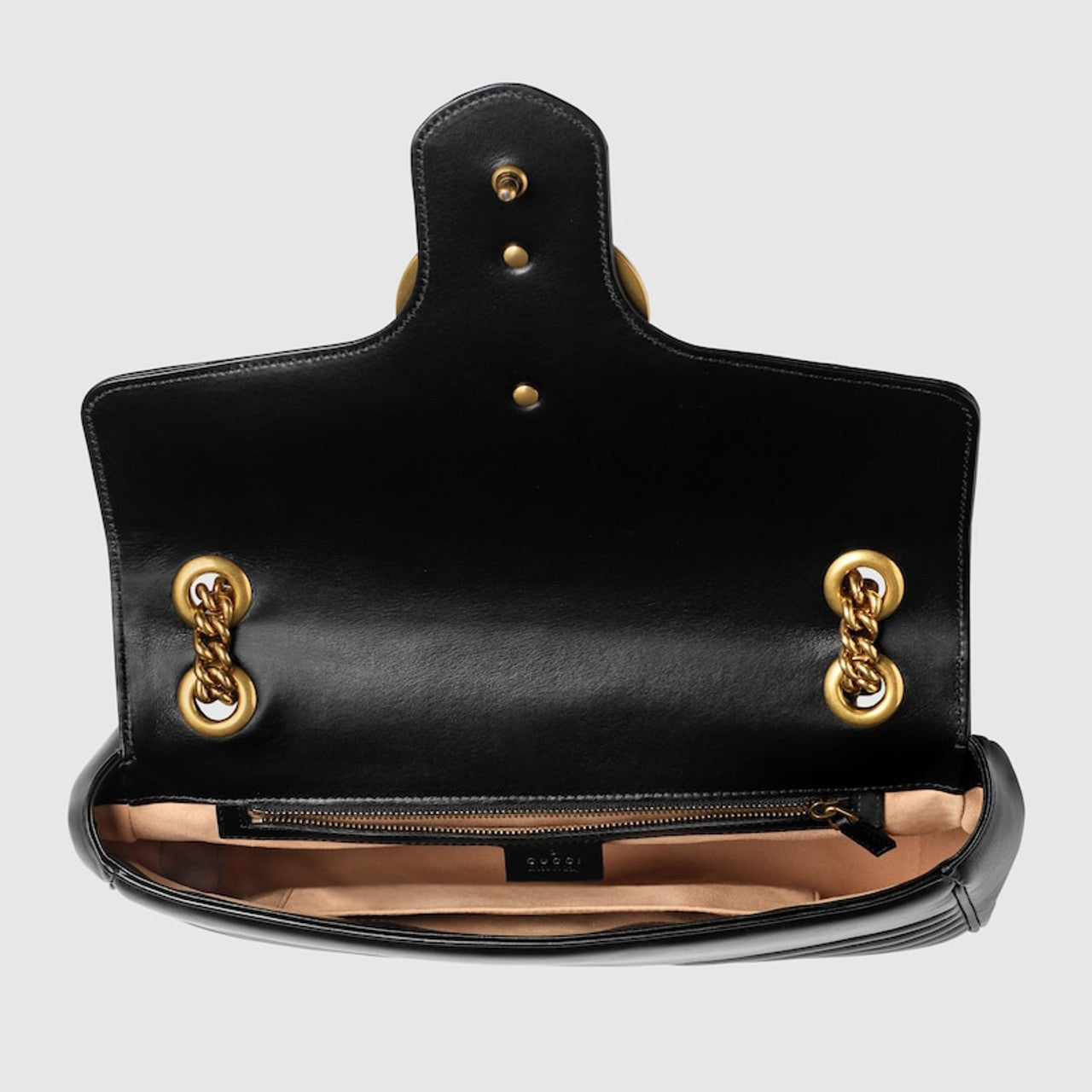GUCCI Quilted Gg Marmont Pattern Shoulder Bag