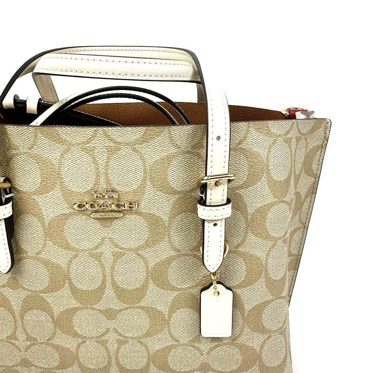 Coach Mollie Tote Bag In Signature Canvas