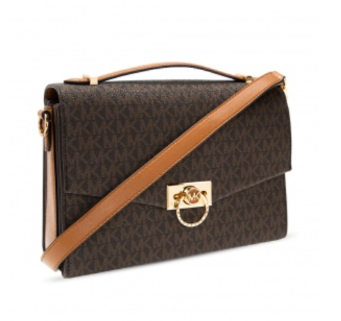 Michael Kors BROWN ’Hendrix’ shoulder bag