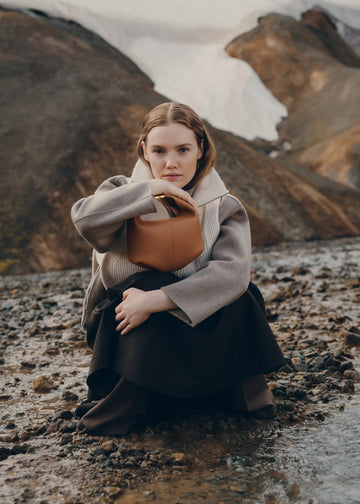 Polene Béri Edition Textured Camel