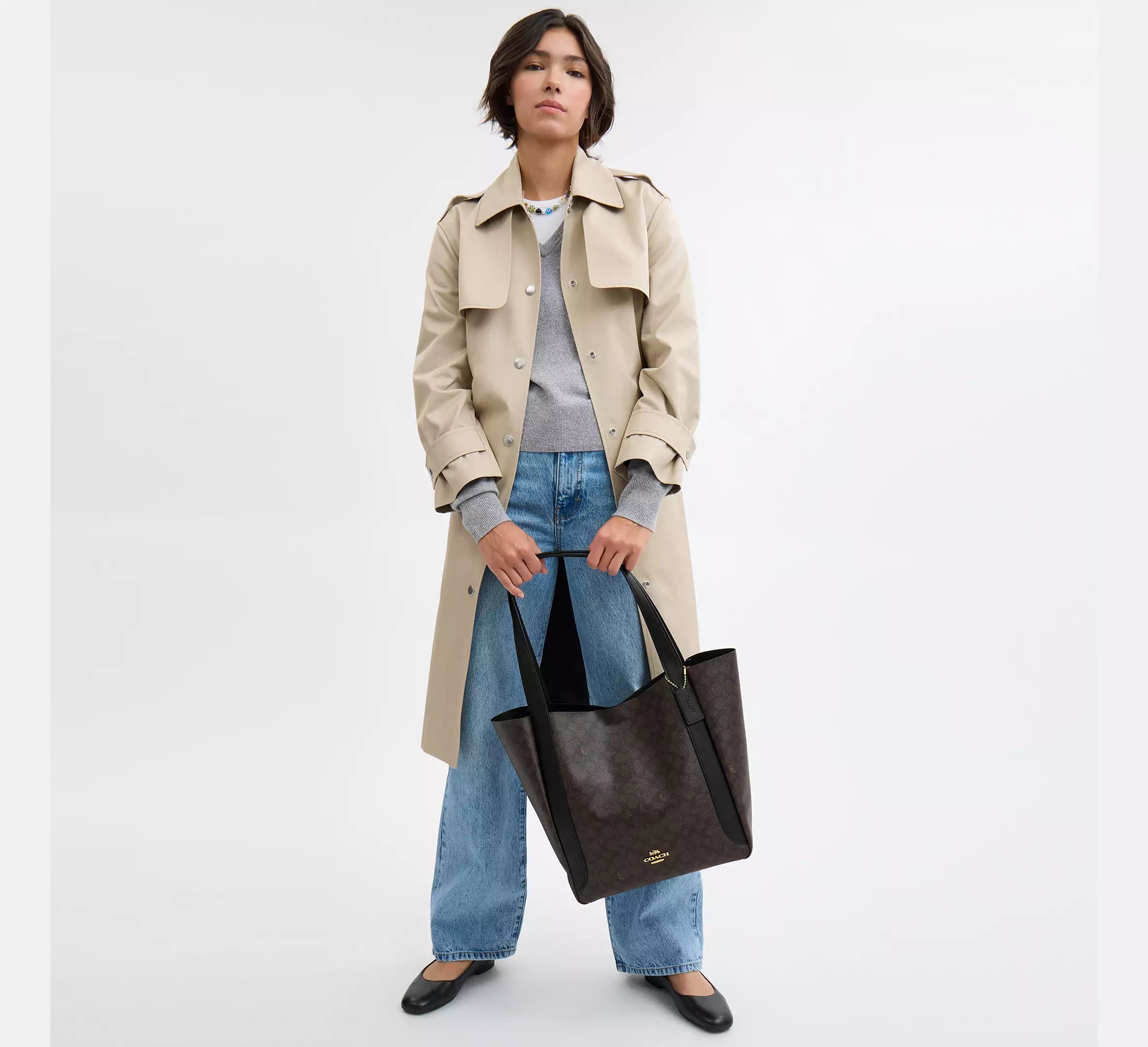 Hadley Tote Bag In Signature Canvas