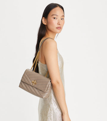 Tory Burch Kira Chevron Small Convertible Shoulder Bag