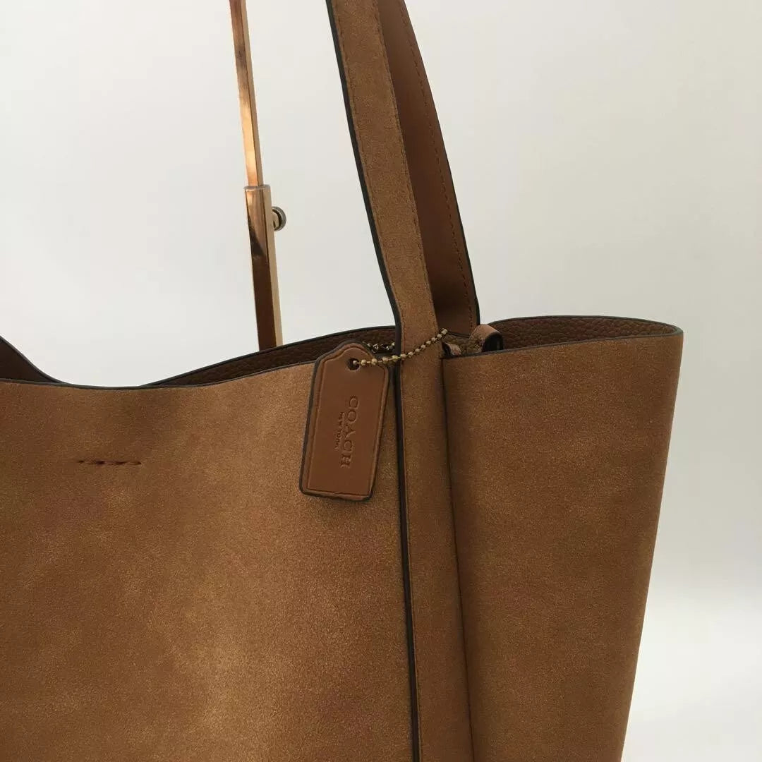 COACH Hadley Tote Bag Suede