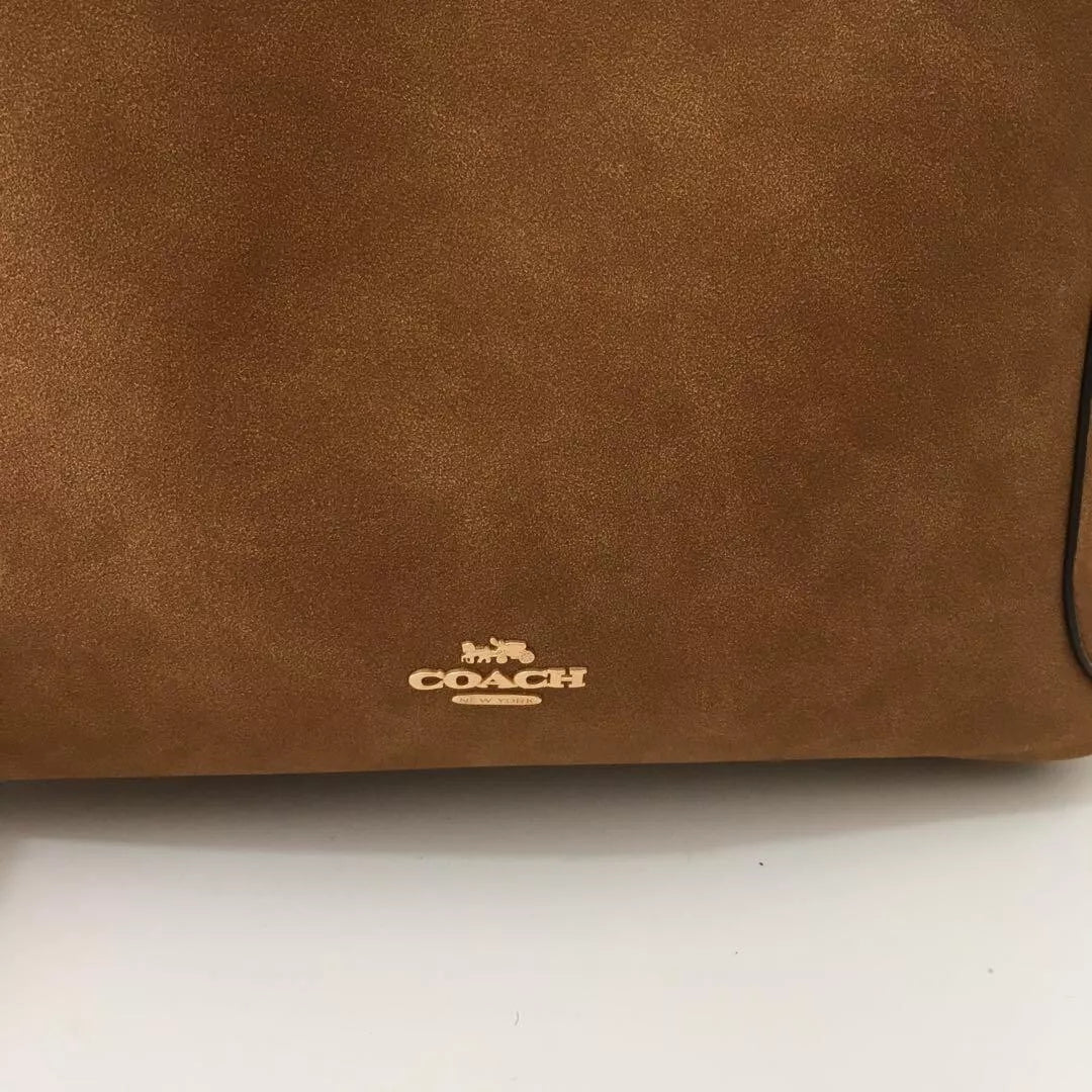 COACH Hadley Tote Bag Suede