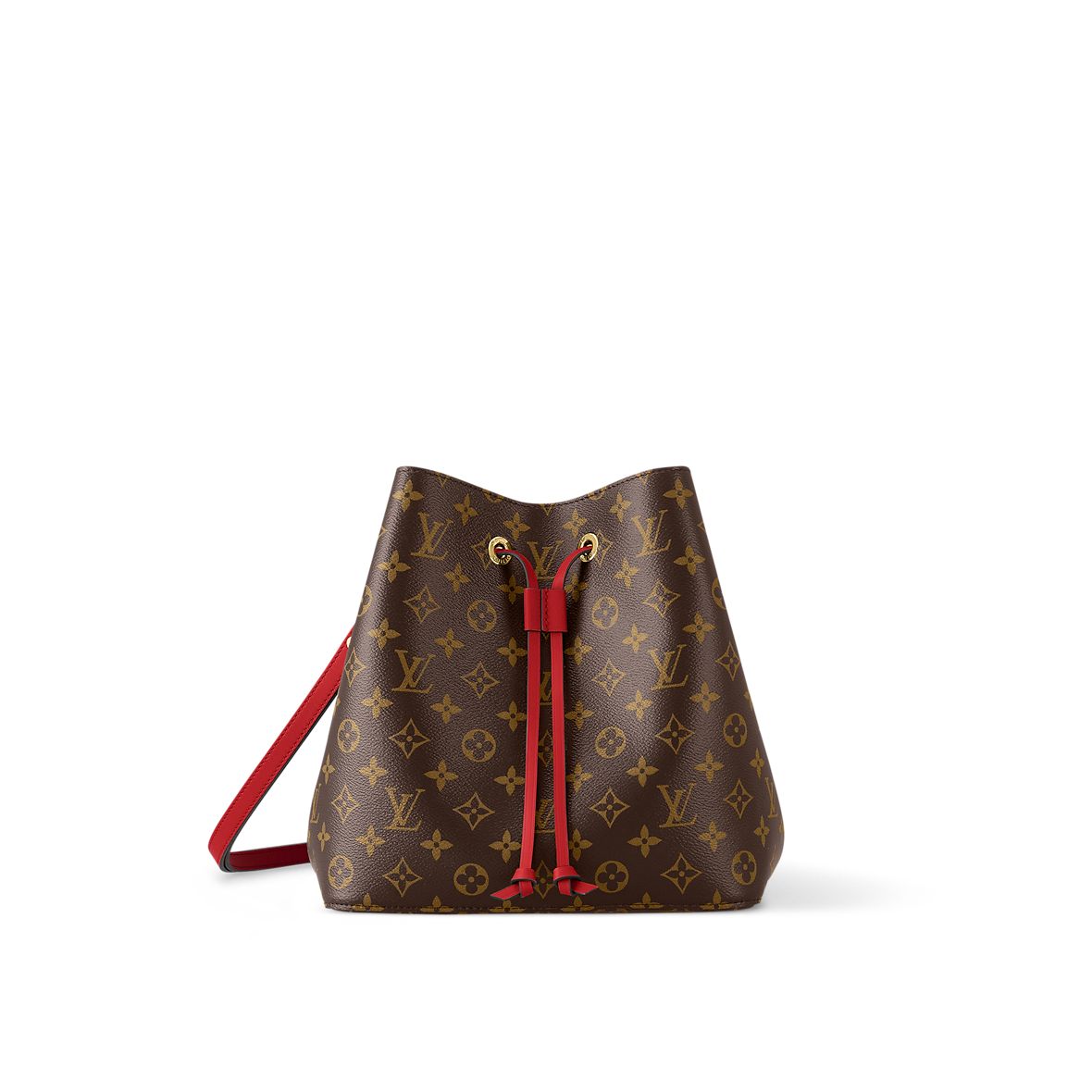 Louis Vuitton NeoNoe Handbag MM Brown Canvas