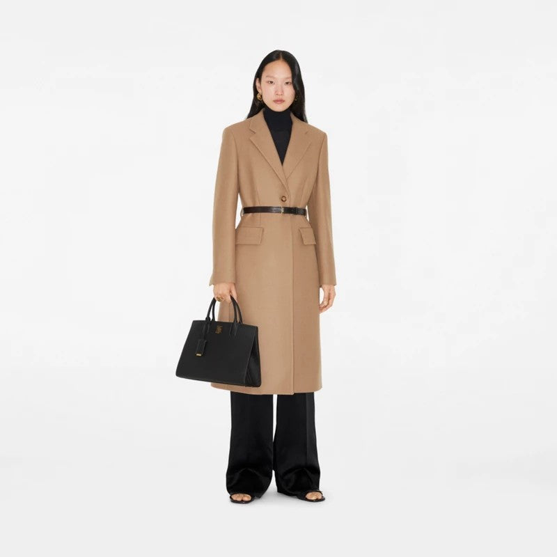 BURBERRY Frances leather top-handle bag jnd
