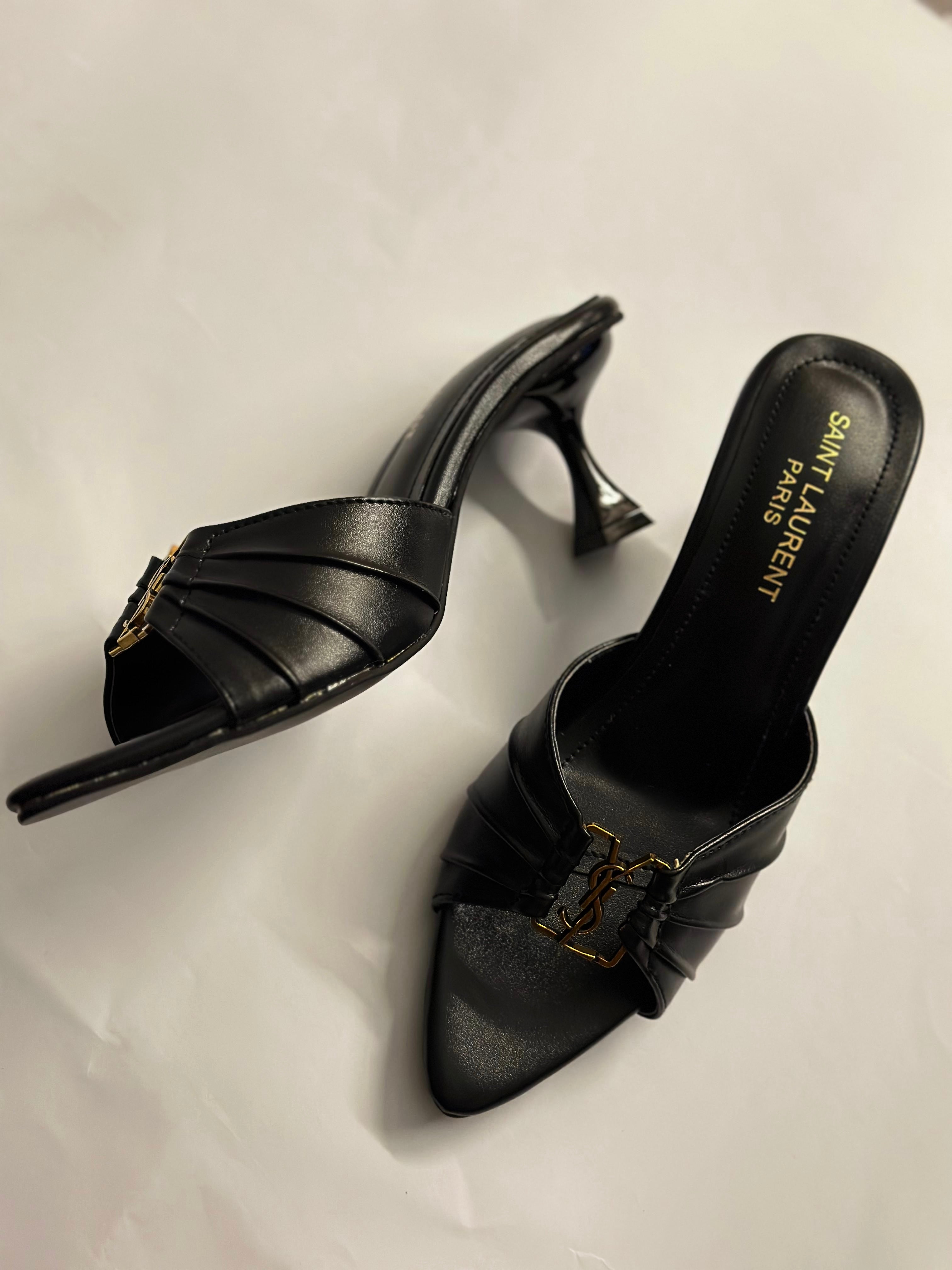 YSL Luxe Slide Heels