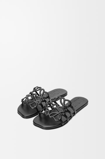 LOEWE Petal Anagram slide in soft calfskin