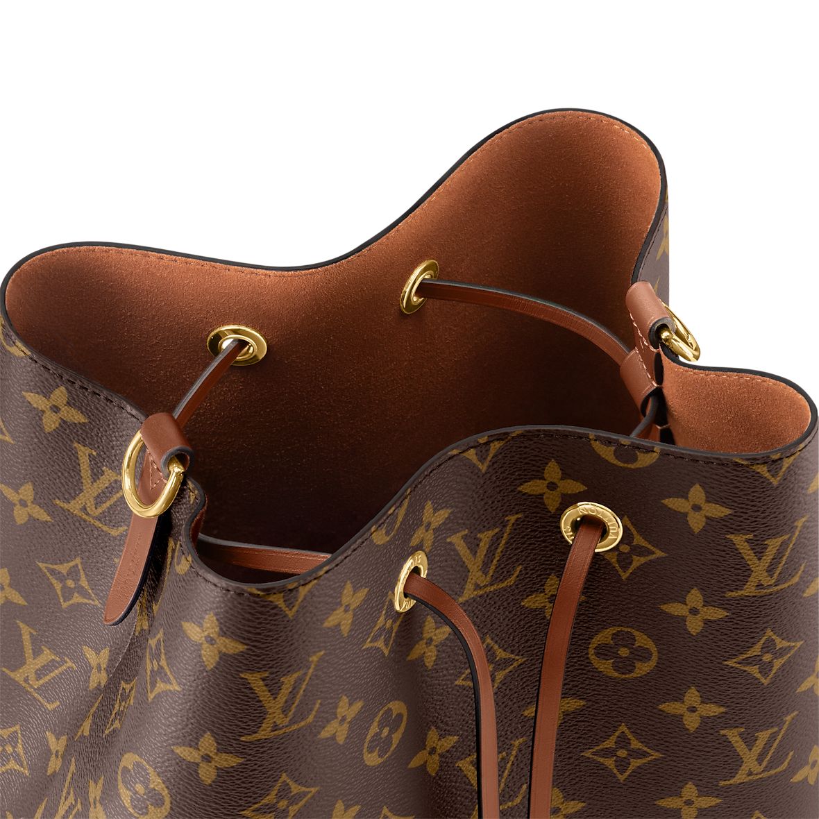 Louis Vuitton NeoNoe Handbag MM Brown Canvas