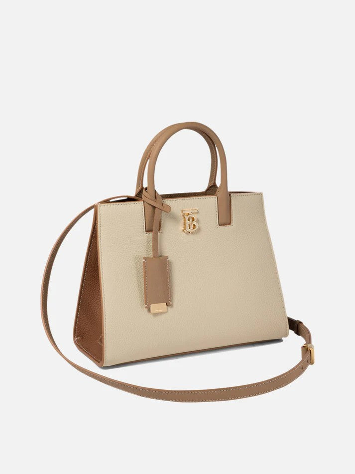 BURBERRY Frances leather top-handle bag jnd