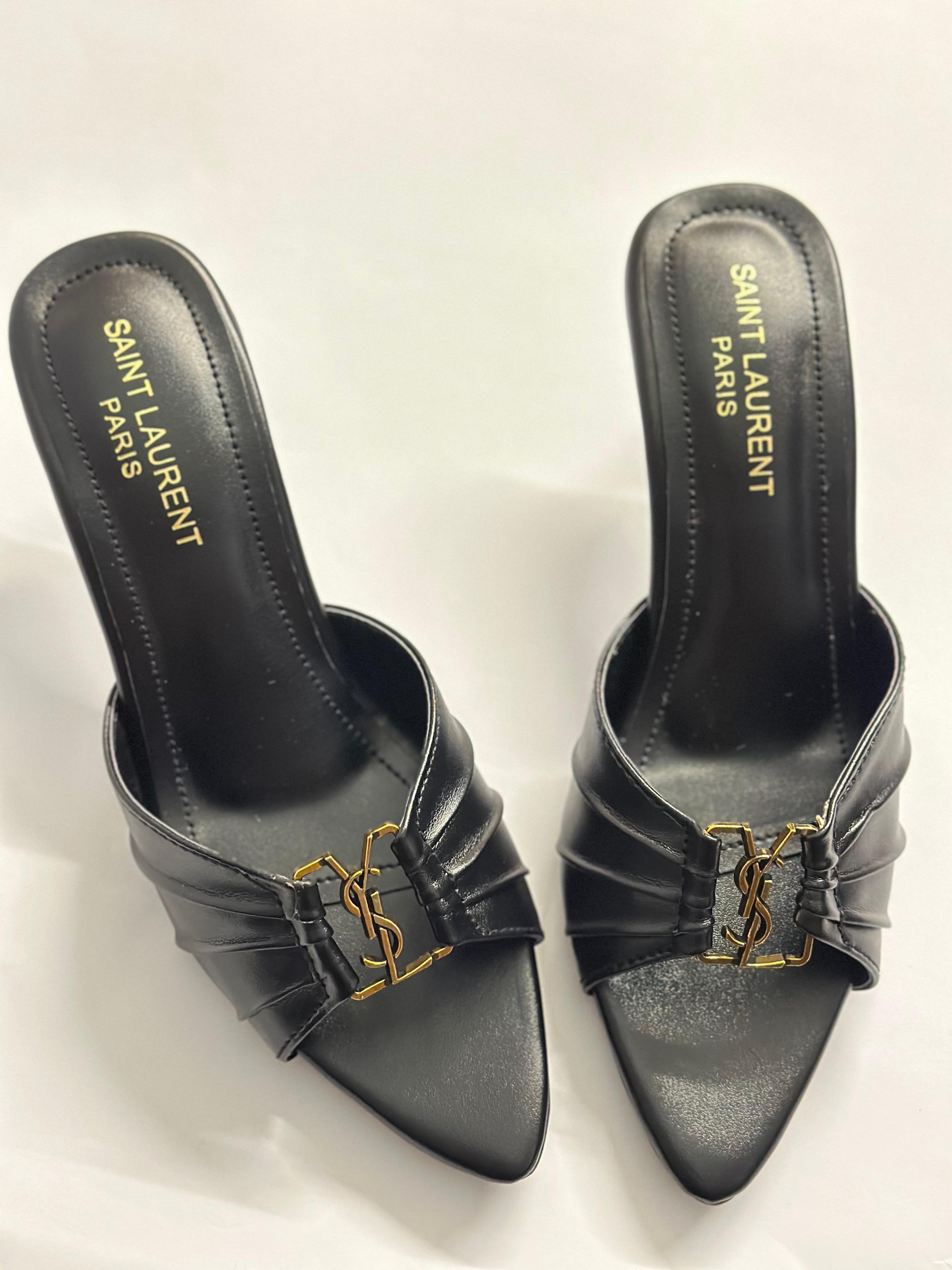 YSL Luxe Slide Heels