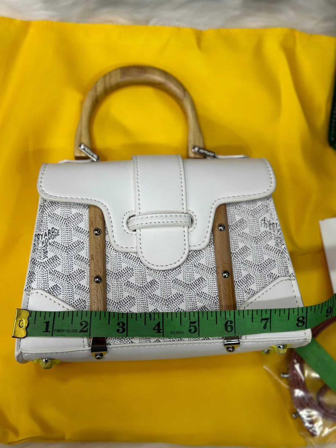 Goyard Top Handle Bag – (White)